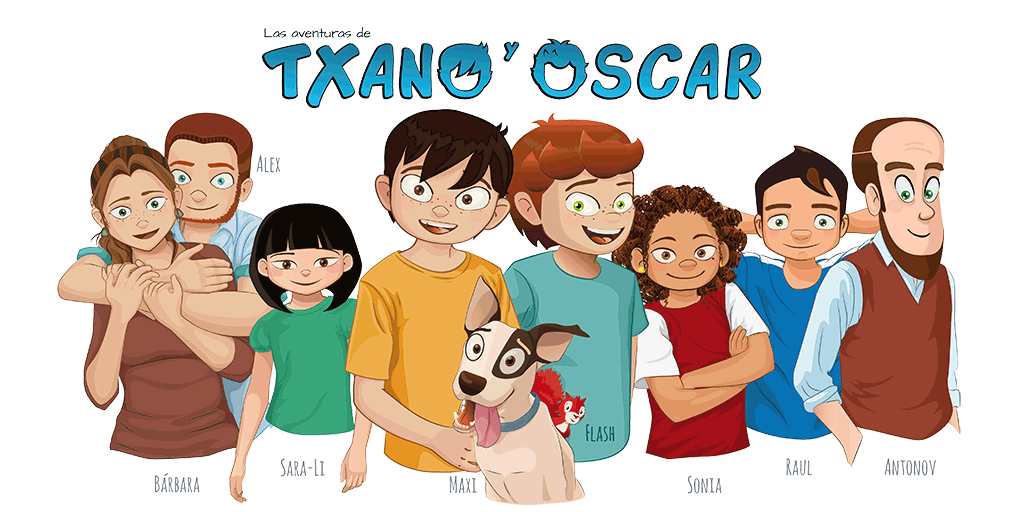 Txano y Óscar - Presentación de los personajes